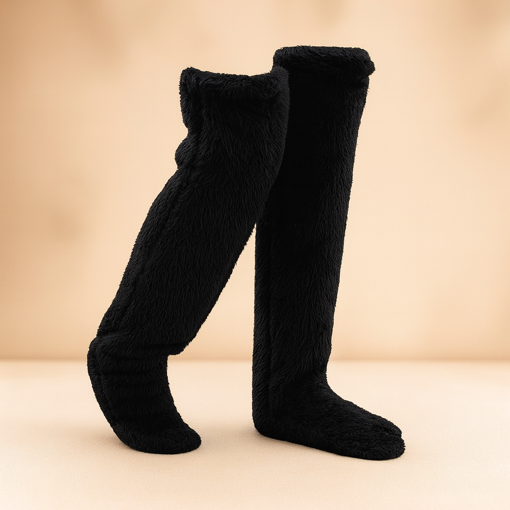 Ultra-Soft Stretch Fit Leg Socks