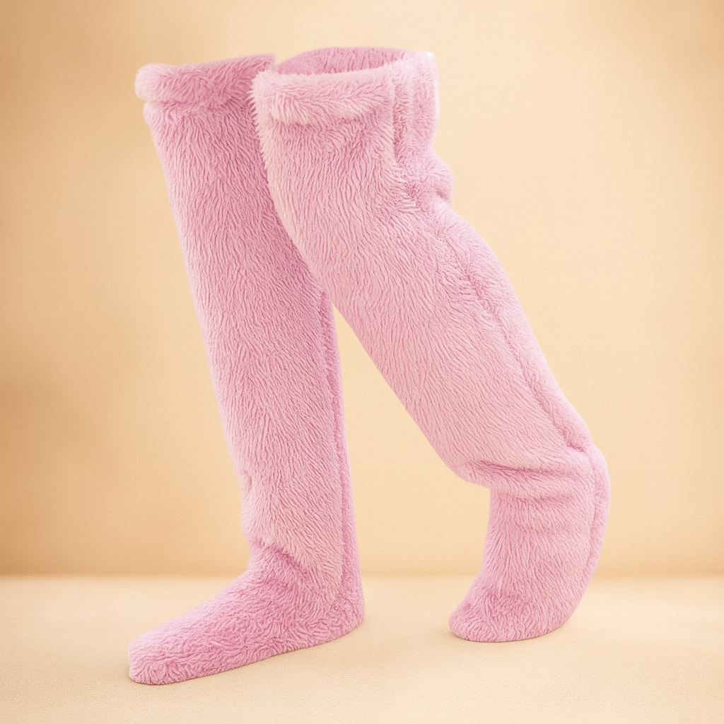 Ultra-Soft Stretch Fit Leg Socks