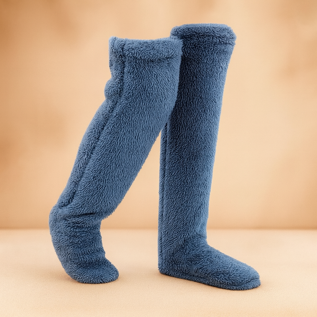 Ultra-Soft Stretch Fit Leg Socks