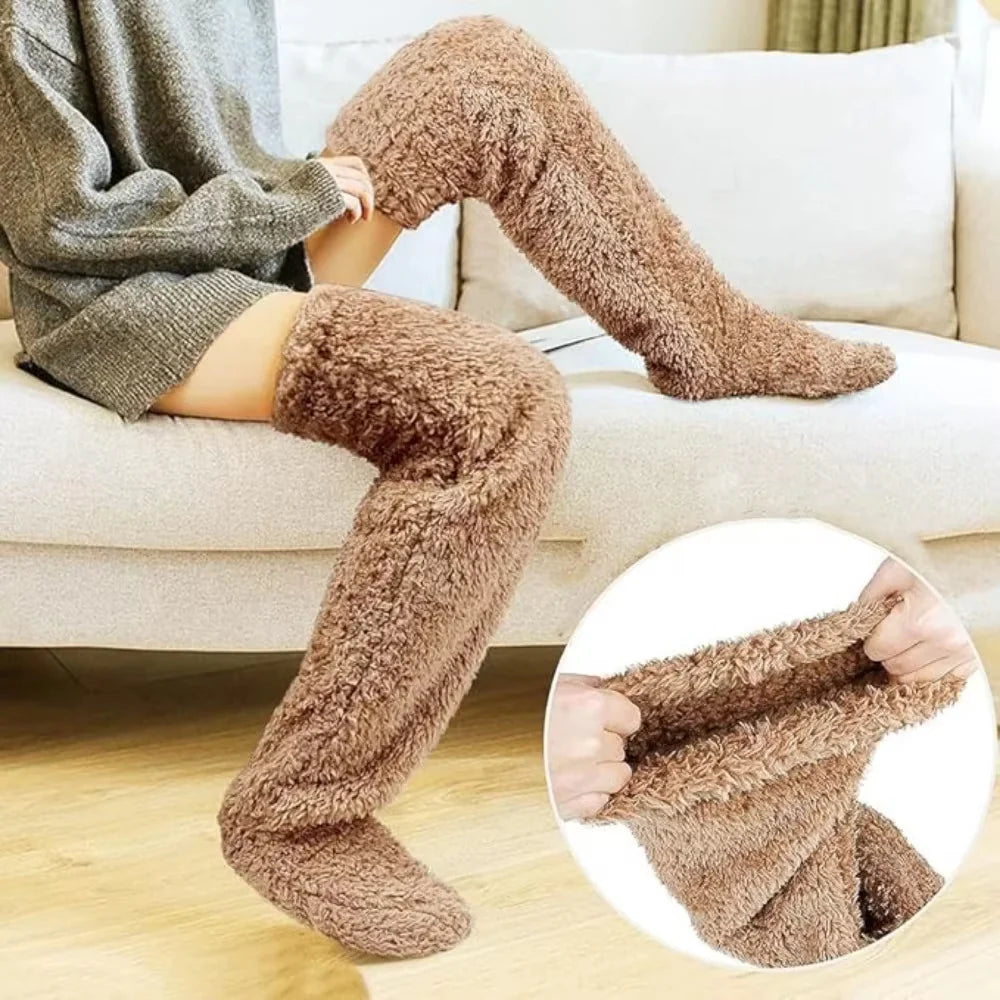 Ultra-Soft Stretch Fit Leg Socks
